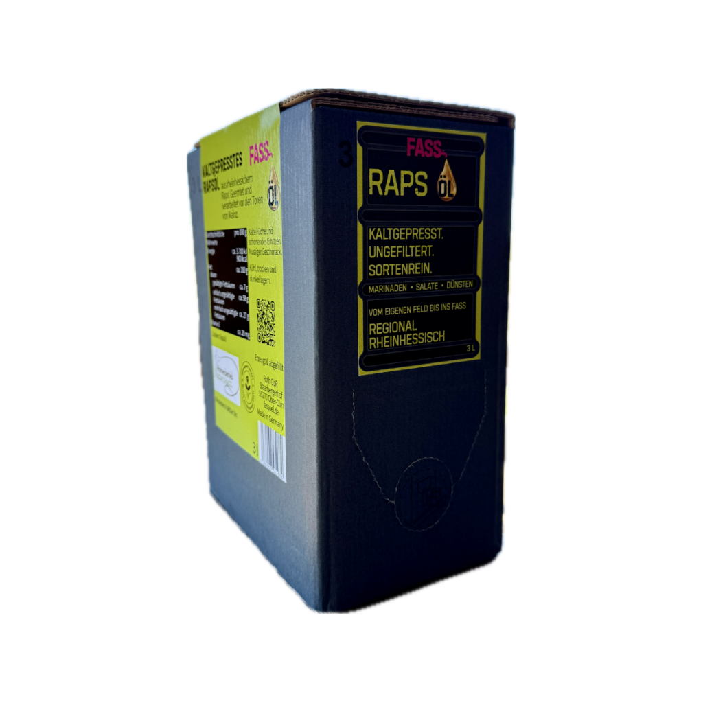 Kaltgepresstes Rapsöl (Bag in Box)